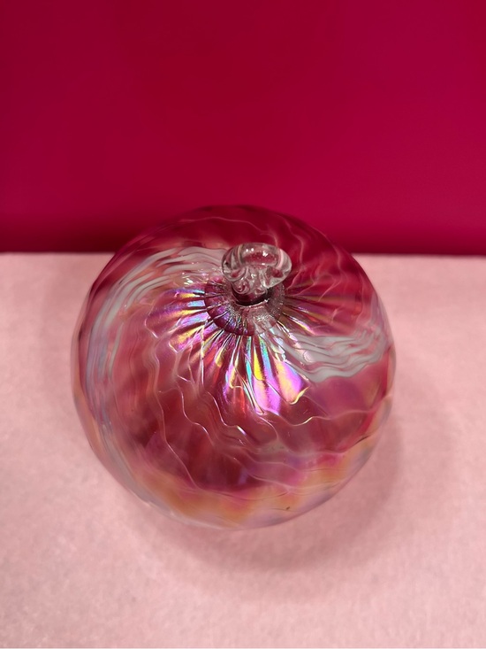 Other - Iridescent Pink Hand-blown Glass Ornament